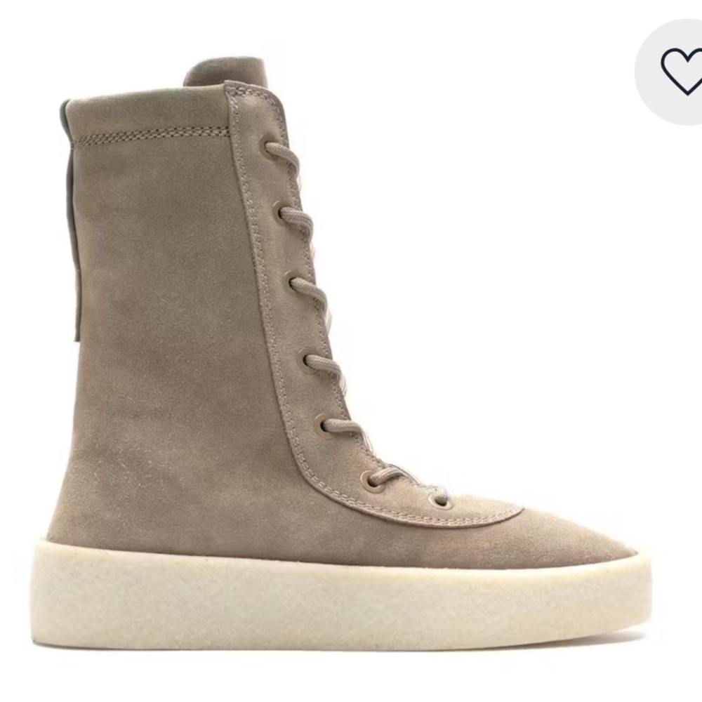 YEEZY Season 4 Crepe Boots Taupe Suede Men’s Size USA 12 Full set Box Receipt